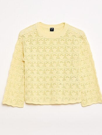 Jersey de punto calado