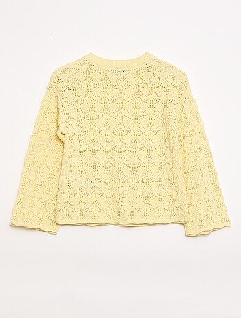 Jersey de punto calado