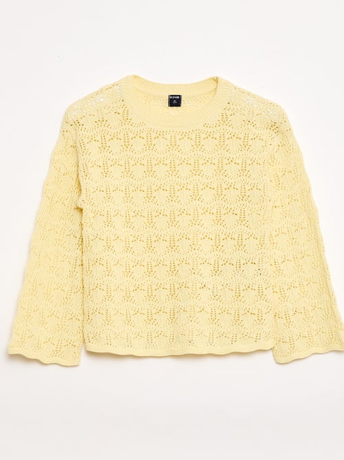 Jersey de punto calado - Kiabi