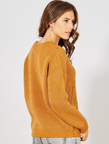 Jersey de punto calado - Kiabi