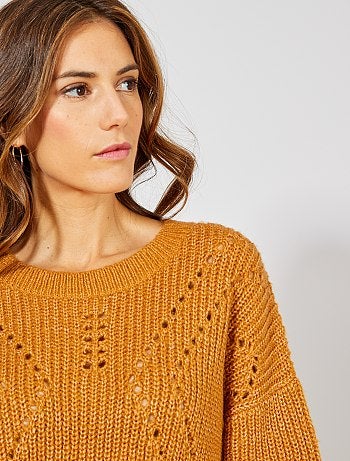 Jersey de punto calado - Kiabi