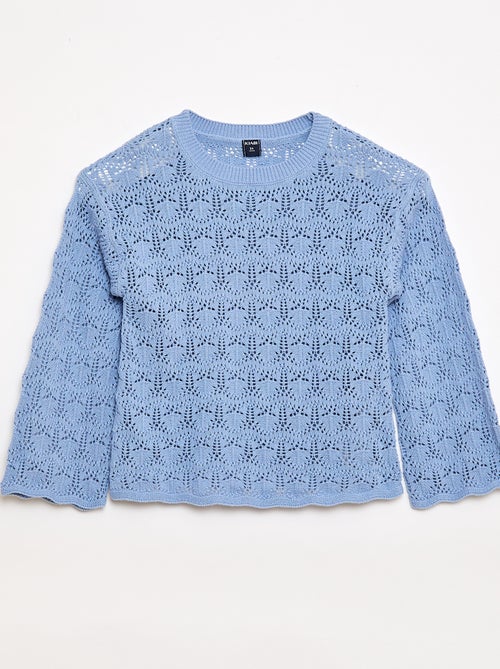 Jersey de punto calado - Kiabi