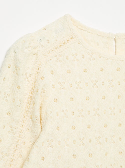Jersey de punto calado - Kiabi