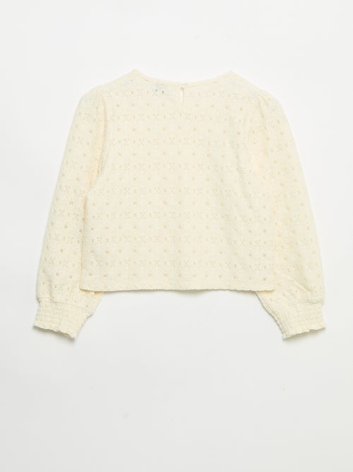 Jersey de punto calado - Kiabi