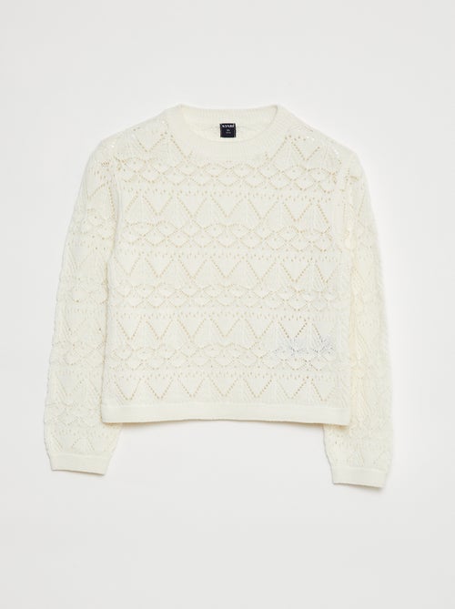 Jersey de punto calado - Kiabi