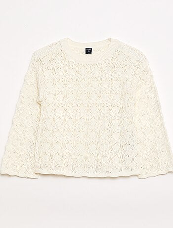 Jersey de punto calado