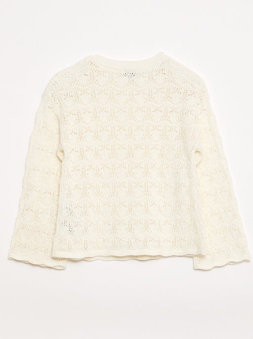 Jersey de punto calado - Kiabi