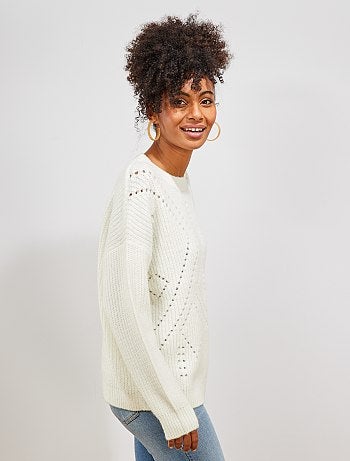 Jersey de punto calado - Kiabi