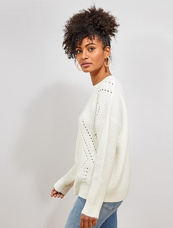 Jersey de punto calado - Kiabi