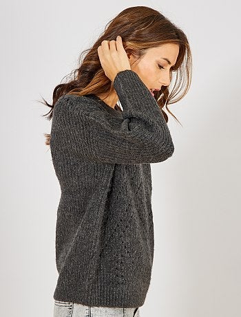 Jersey de punto calado - Kiabi