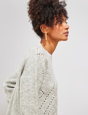 Jersey de punto calado - Kiabi