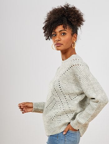 Jersey de punto calado - Kiabi