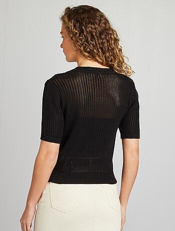 Jersey de punto calado