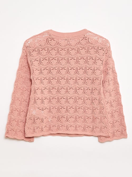 Jersey de punto calado - Kiabi