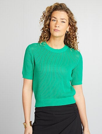 Jersey de punto calado