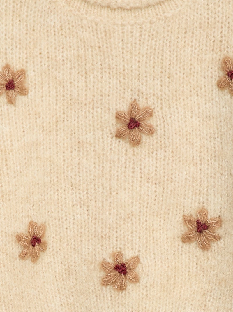 Jersey de punto cálido Beige - Kiabi
