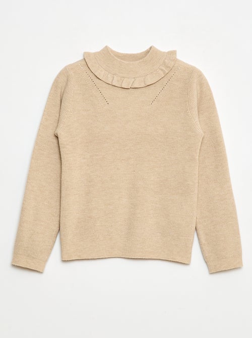 Jersey de punto canalé - Kiabi