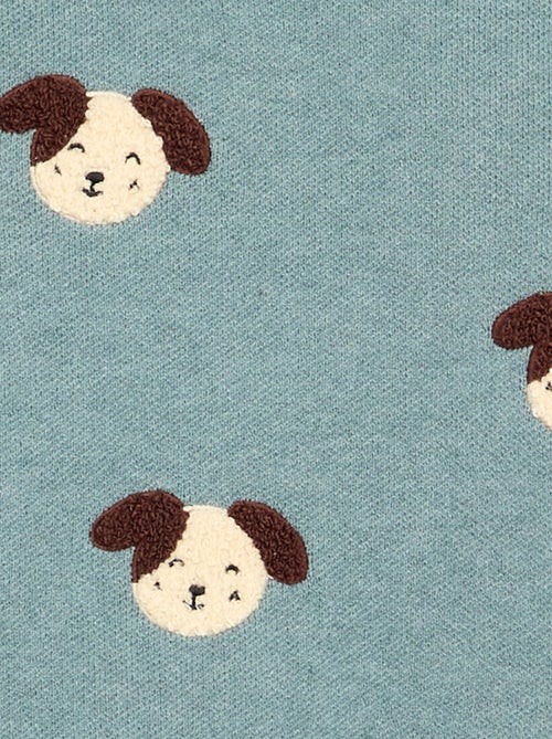 Jersey de punto compacto con bordados de animales - Kiabi