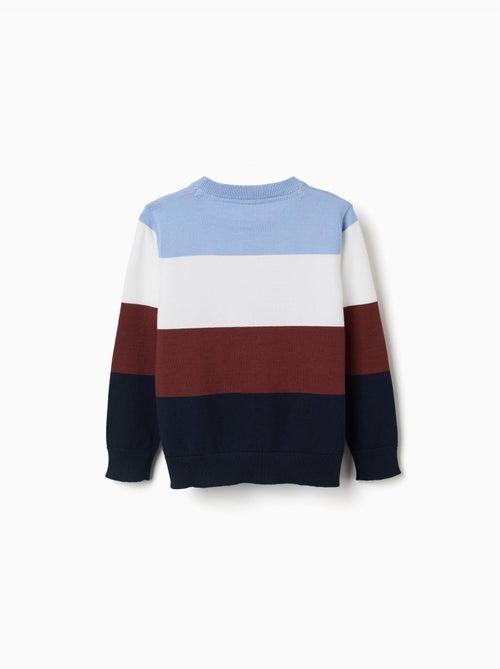 Jersey de punto con bloque de colores - Kiabi