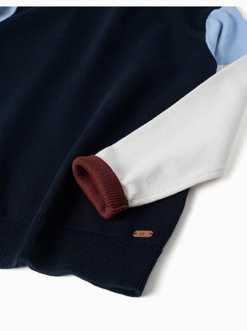 Jersey de punto con bloque de colores - Kiabi