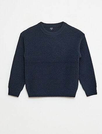 Jersey de punto con bloques de color