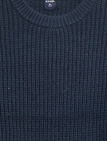 Jersey de punto con bloques de color