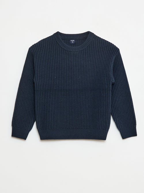 Jersey de punto con bloques de color - Kiabi