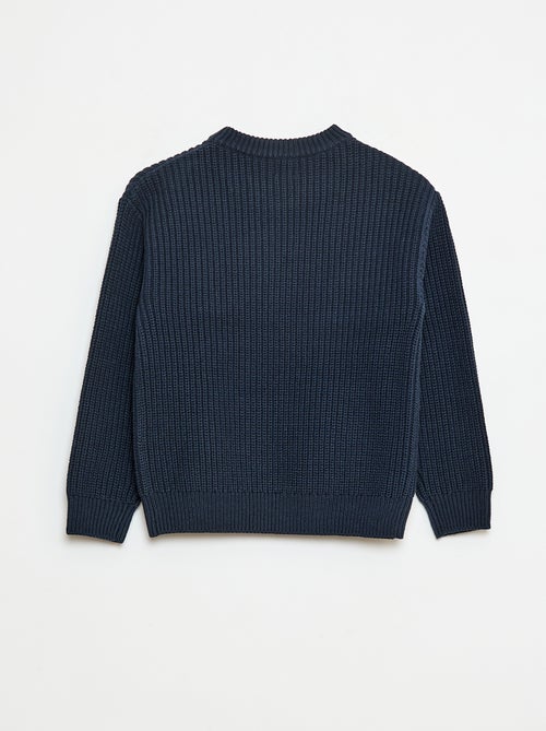 Jersey de punto con bloques de color - Kiabi