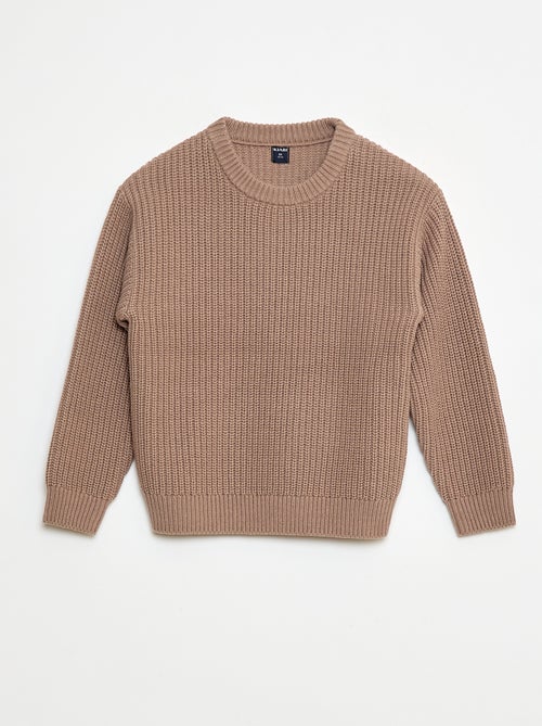 Jersey de punto con bloques de color - Kiabi