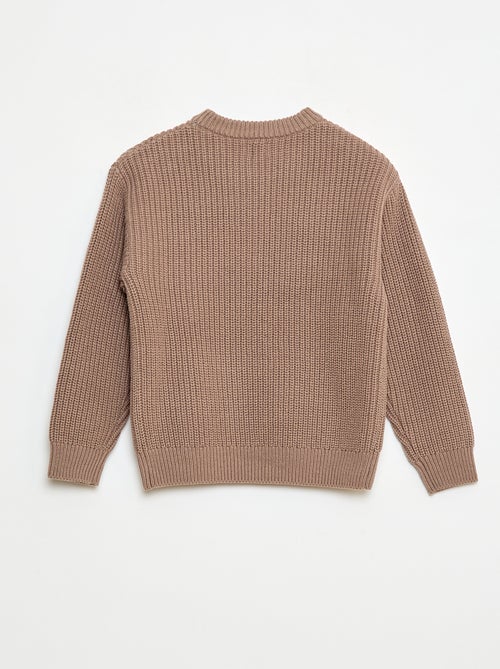 Jersey de punto con bloques de color - Kiabi