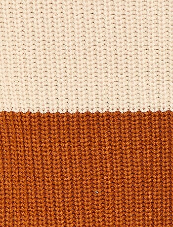 Jersey de punto con bloques de color