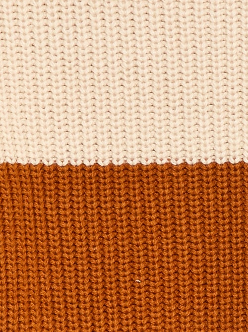 Jersey de punto con bloques de color - Kiabi