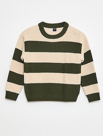 Jersey de punto con bloques de color