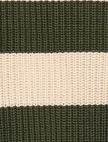 Jersey de punto con bloques de color