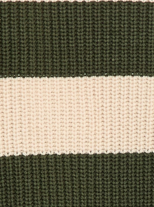 Jersey de punto con bloques de color - Kiabi