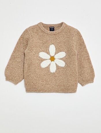 Jersey de punto con bordado