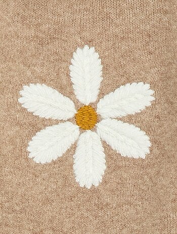 Jersey de punto con bordado