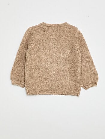 Jersey de punto con bordado