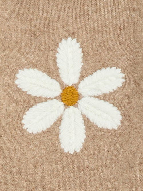 Jersey de punto con bordado - Kiabi