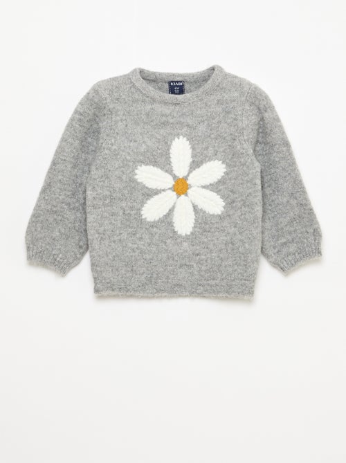 Jersey de punto con bordado - Kiabi