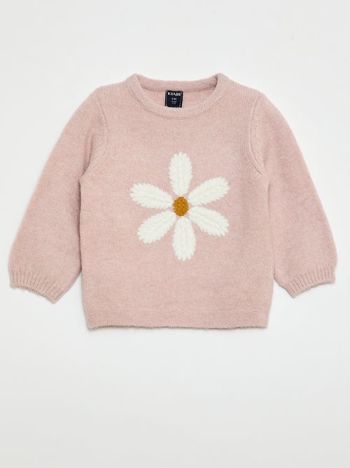 Jersey de punto con bordado - Kiabi