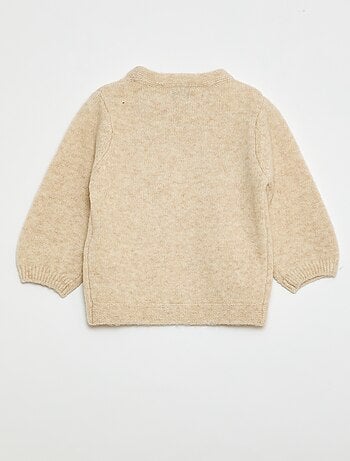 Jersey de punto con bordados