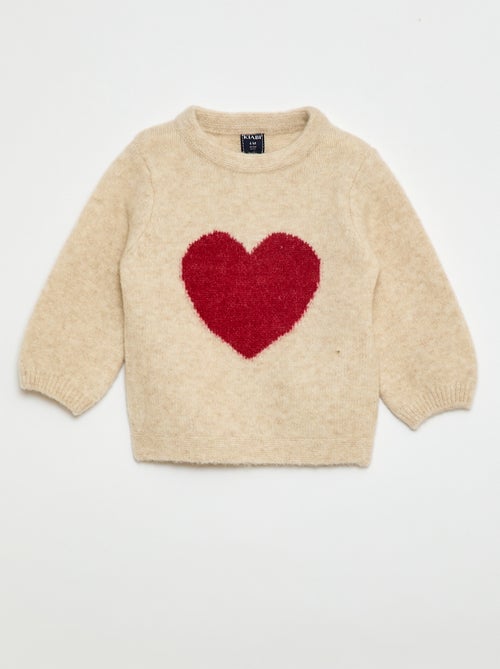 Jersey de punto con bordados - Kiabi