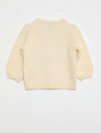 Jersey de punto con bordados