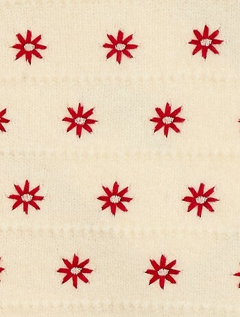 Jersey de punto con bordados