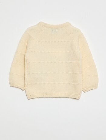 Jersey de punto con bordados