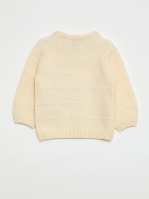 Jersey de punto con bordados - Kiabi