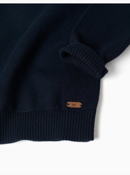 Jersey de punto con botones en el hombro - Kiabi
