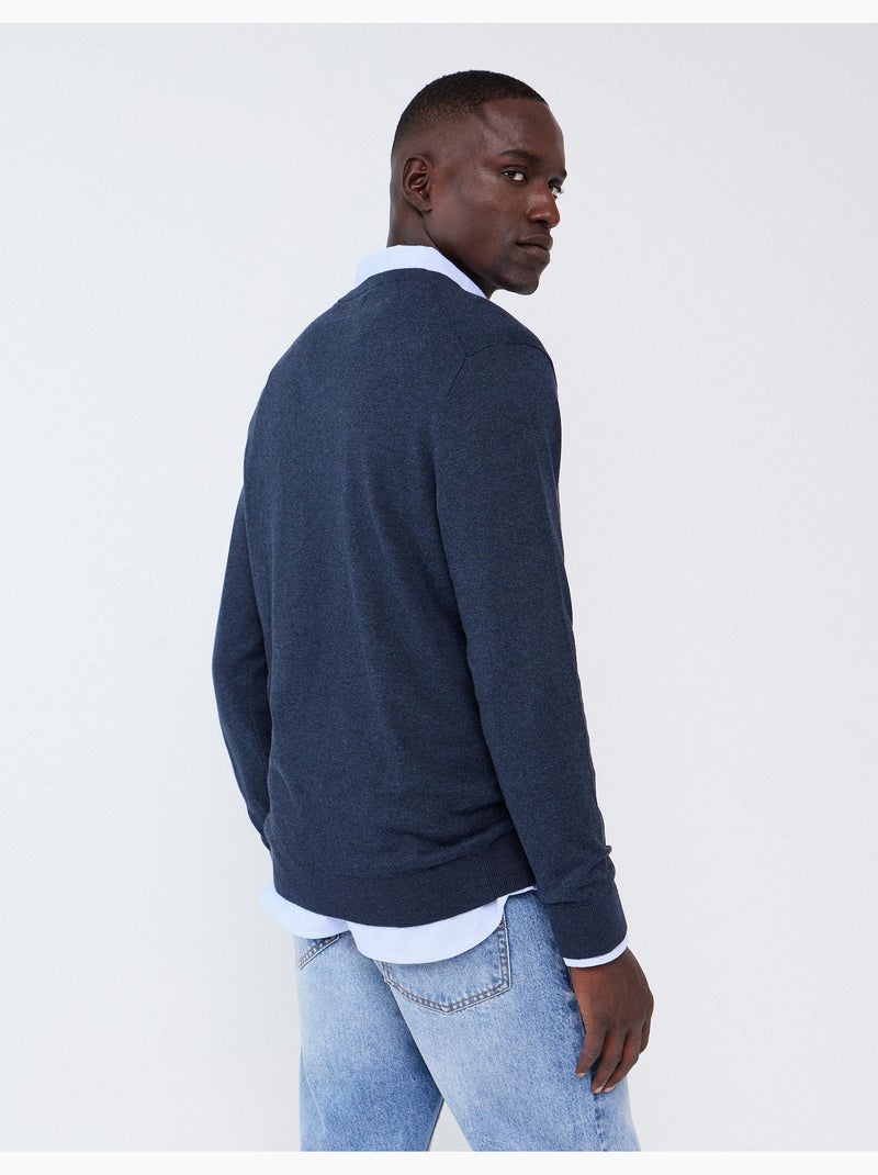 Jersey de punto con cachemir, mo fashion Azul - Kiabi