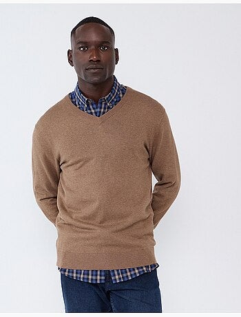 Jersey de punto con cachemir, mo fashion